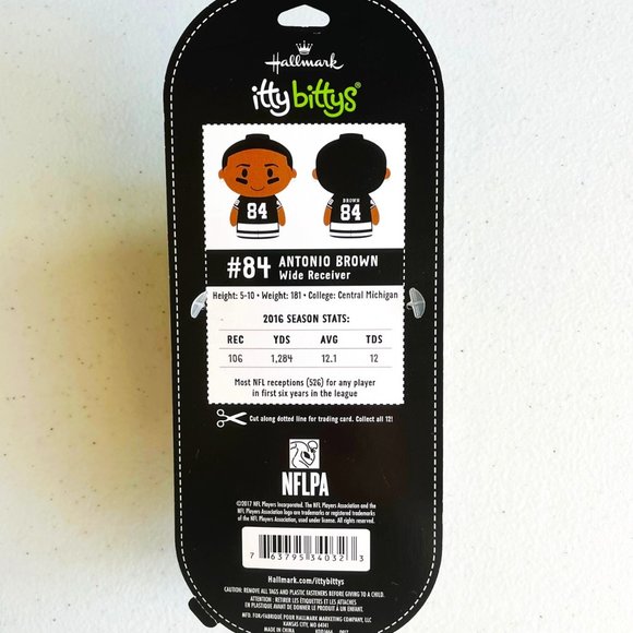 Hallmark Itty Bittys Antonio Brown Plush - Picture 2 of 2